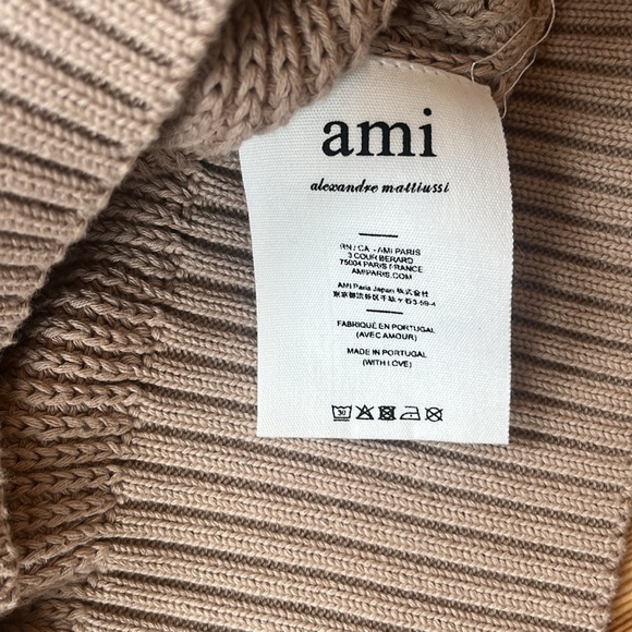 AMI Alexandre Matiussi Zip Up Jumper - Picture 4 of 4